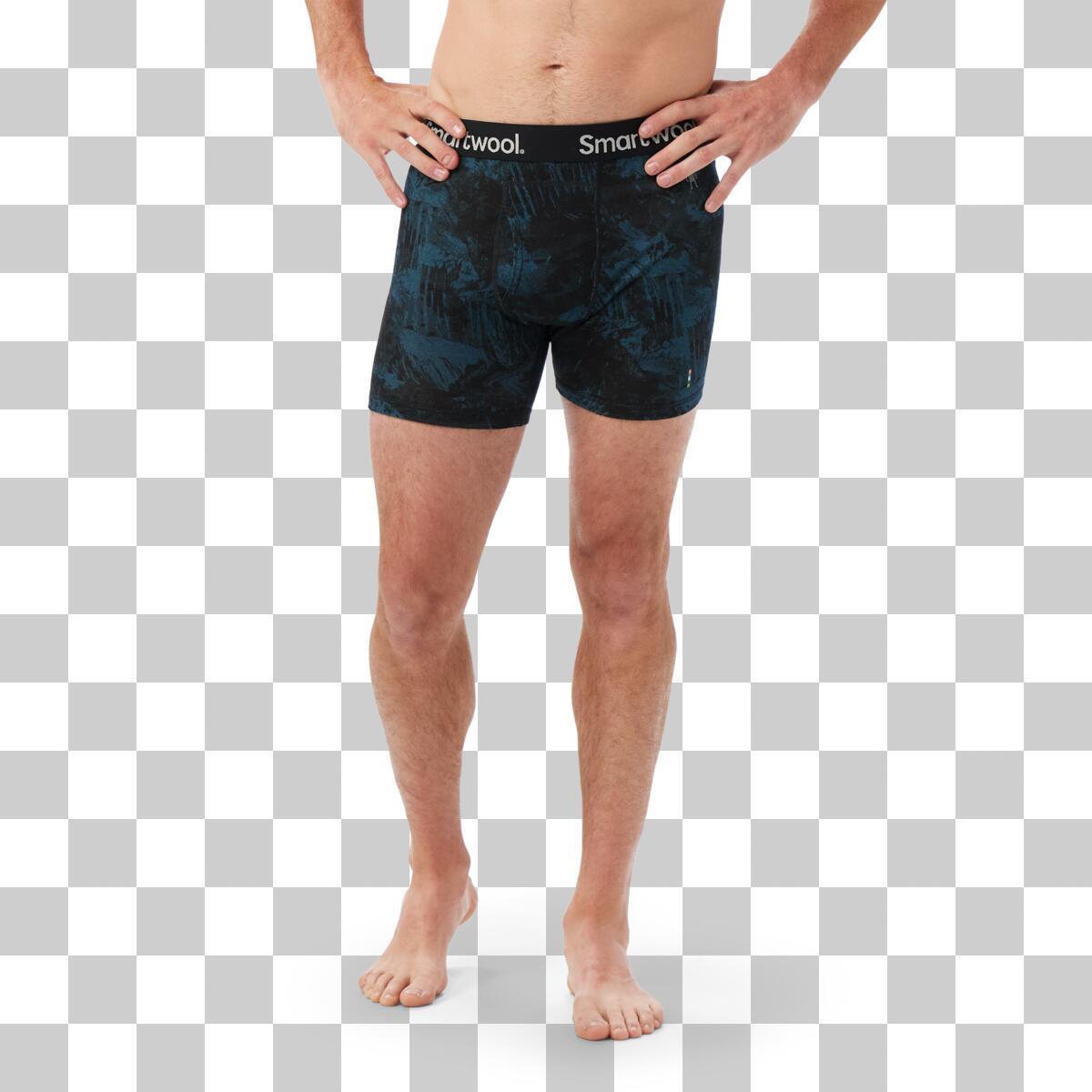 Men's Boxer Brief - Twilight Blue Mountain
