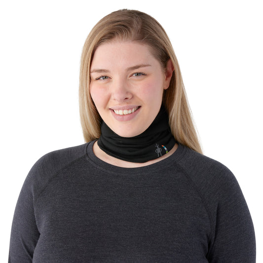 Thermal Merino Reversible Neck Gaiter - Black