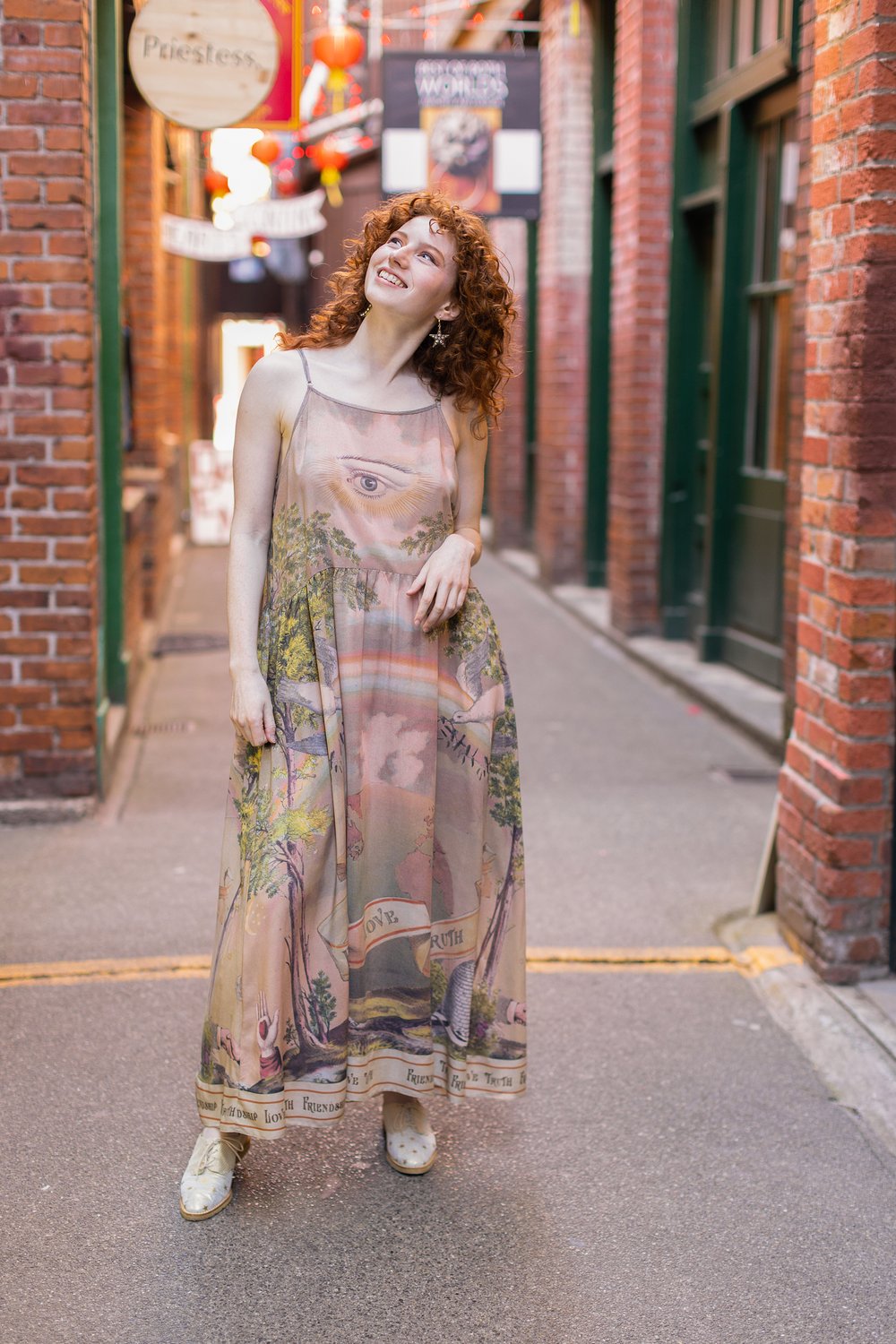 Friendship Love & Truth Vintage Wash Slip Dress