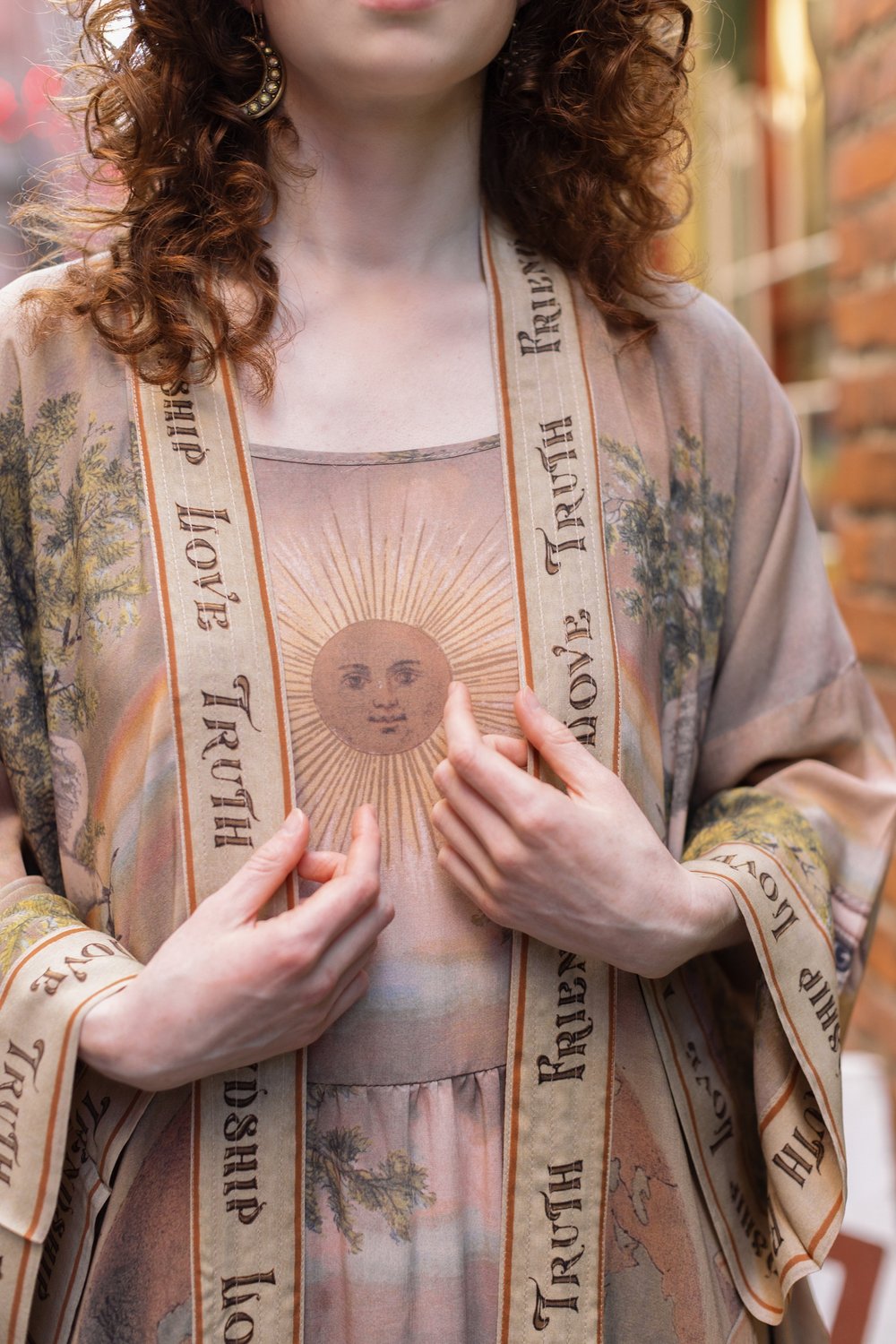 Friendship Love & Truth Vintage Wash Slip Dress