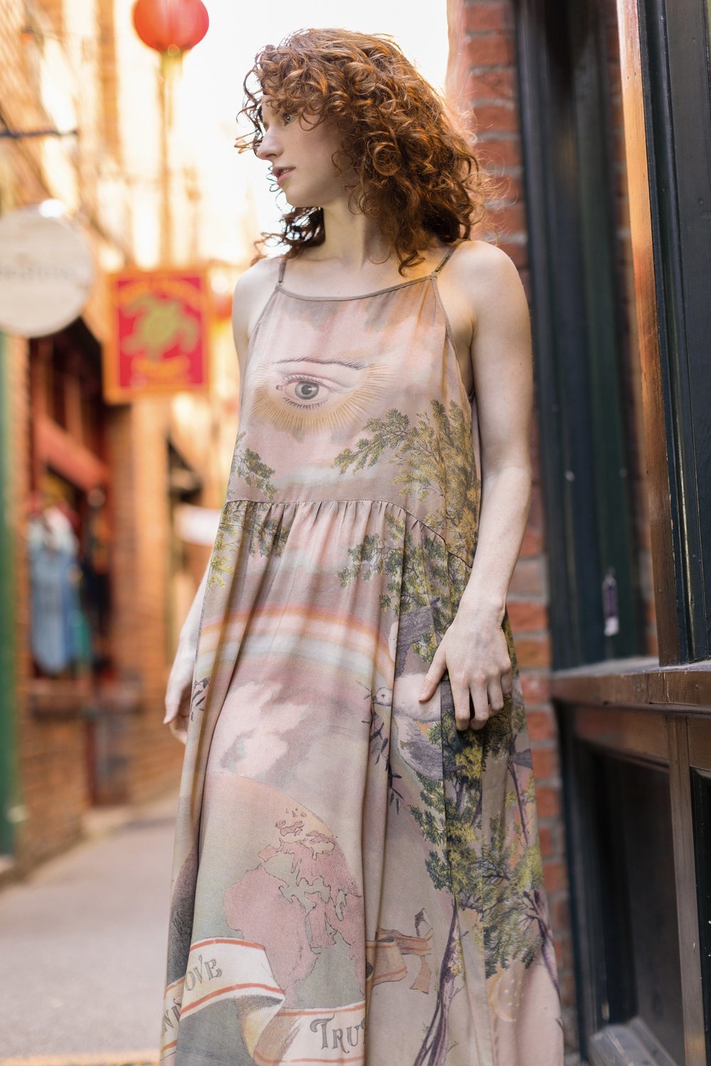 Friendship Love & Truth Vintage Wash Slip Dress