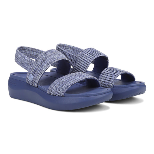 Sky Platform Slingback Sandal - Marlin Blue