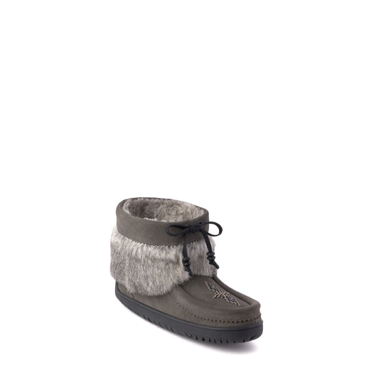 Solstice Ankle Mukluk - Charcoal