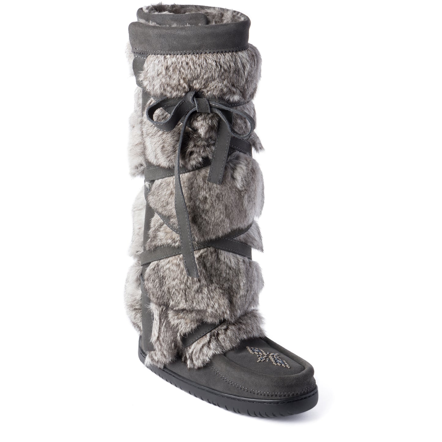 Tall Wrap Mukluk Charcoal LAST ONE SIZE 6