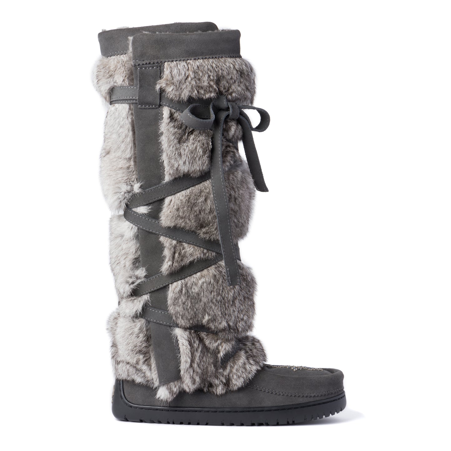 Tall Wrap Mukluk Charcoal LAST ONE SIZE 6