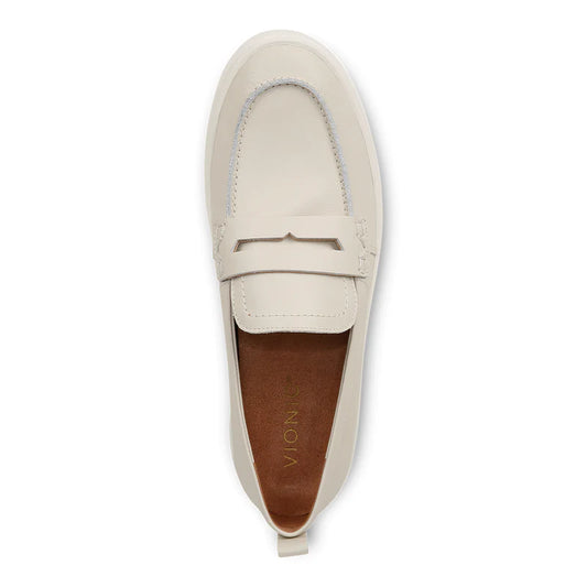 Uptown Loafer - Cream Leather