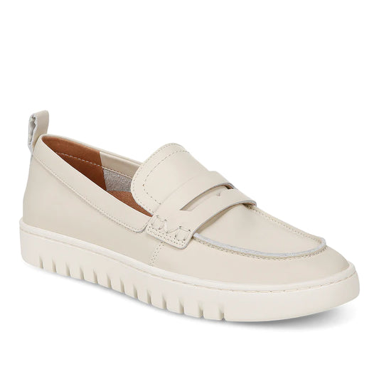 Uptown Loafer - Cream Leather