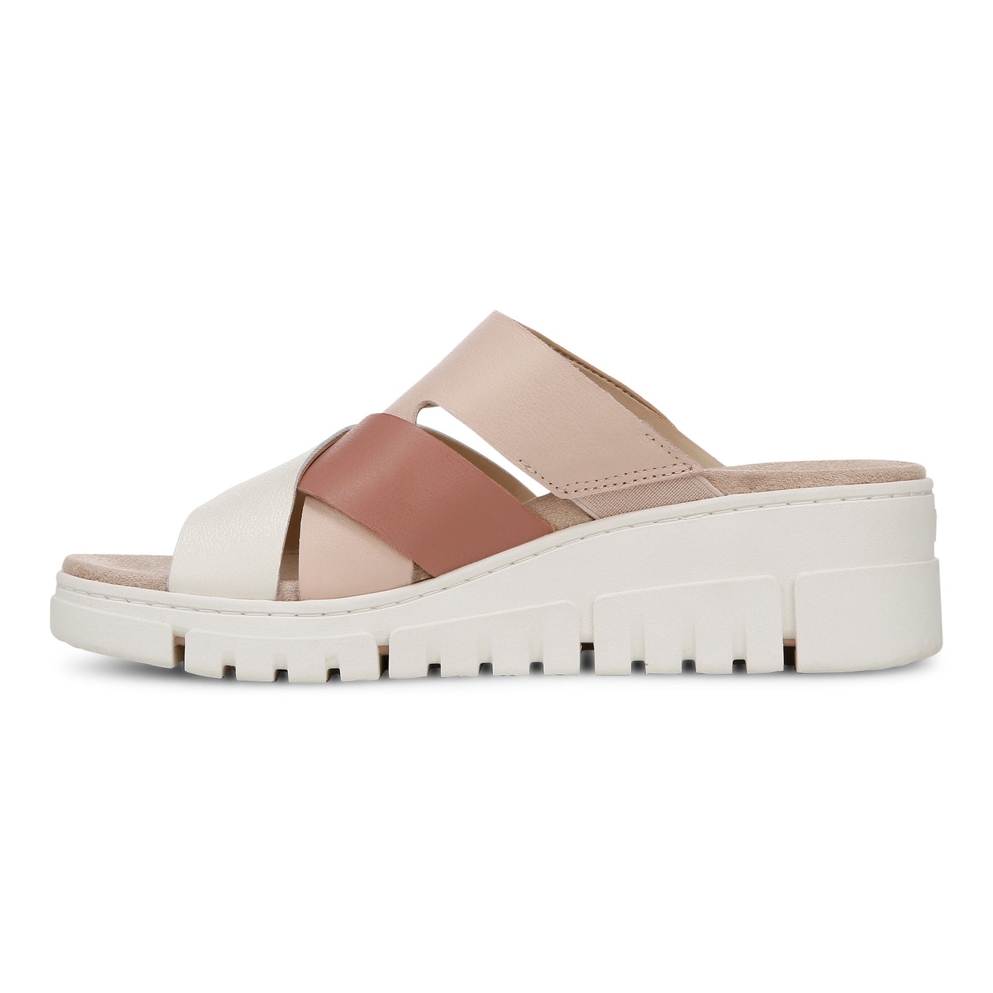 Uptown Sunset Wedge Sandal - Cinder Rose