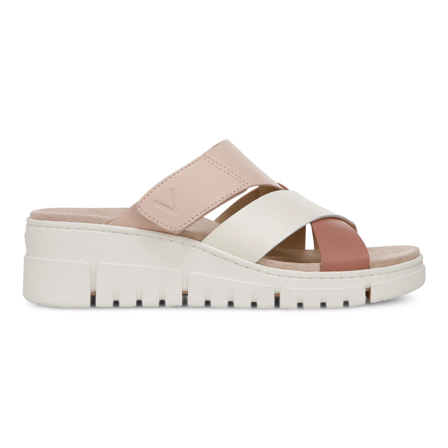 Uptown Sunset Wedge Sandal - Cinder Rose