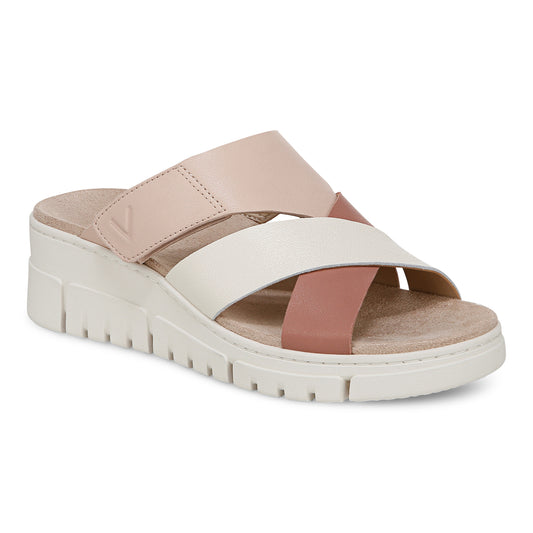 Uptown Sunset Wedge Sandal - Cinder Rose