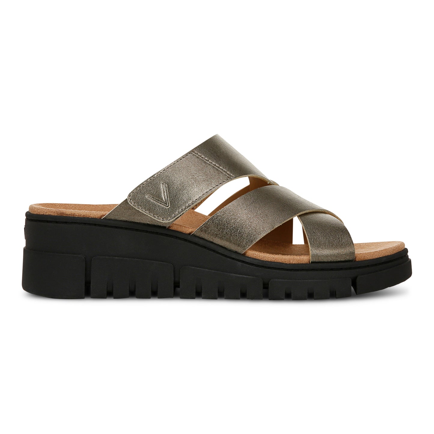 Uptown Sunset Wedge Sandal - Gunmetal