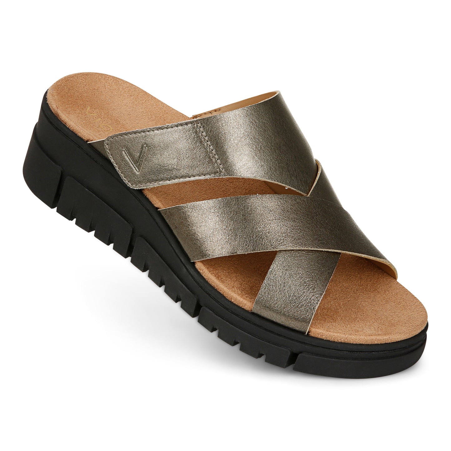 Uptown Sunset Wedge Sandal - Gunmetal