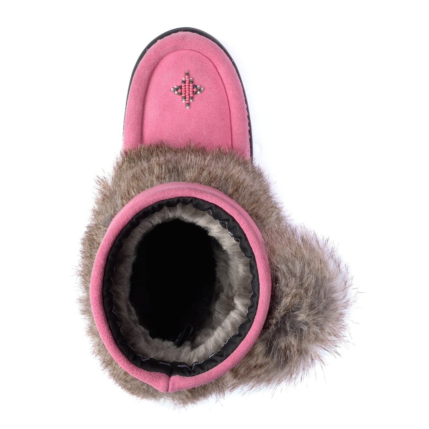Waterproof Children's Snowy Owlet Mukluk - Wild Rose