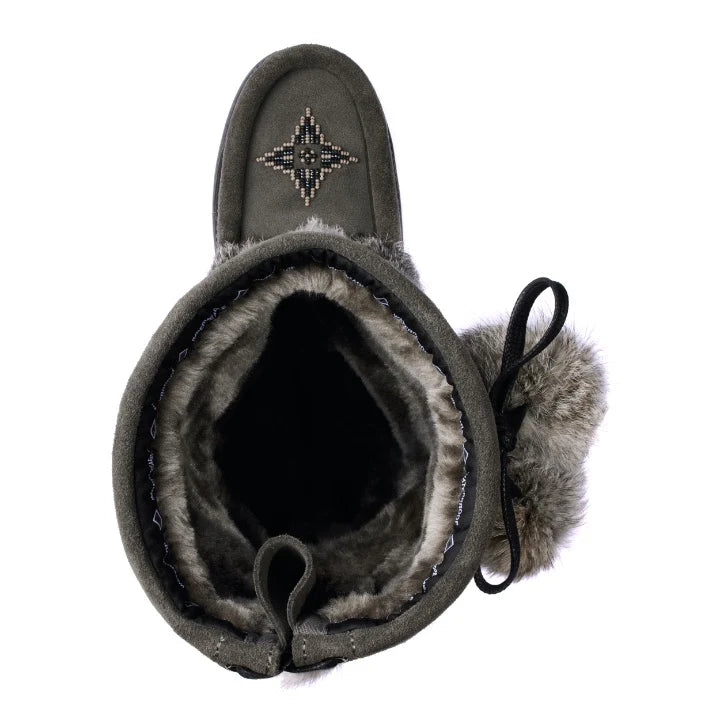 Adjustable Snowy Owl Mukluk - Charcoal