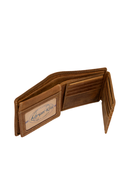 Leather Bill Fold Wallet - Style 233