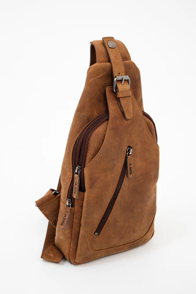 Leather Sling Bag - Style 2854