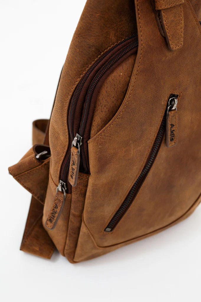 Leather Sling Bag - Style 2854