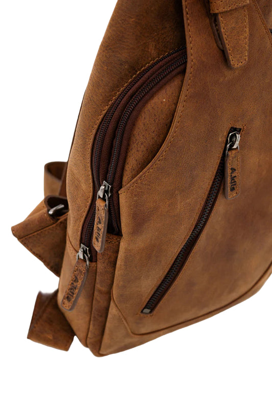 Leather Sling Bag - Style 2854