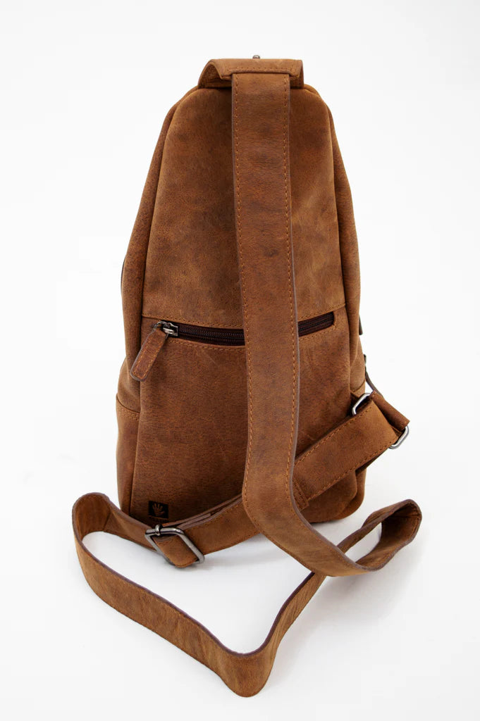 Leather Sling Bag - Style 2854