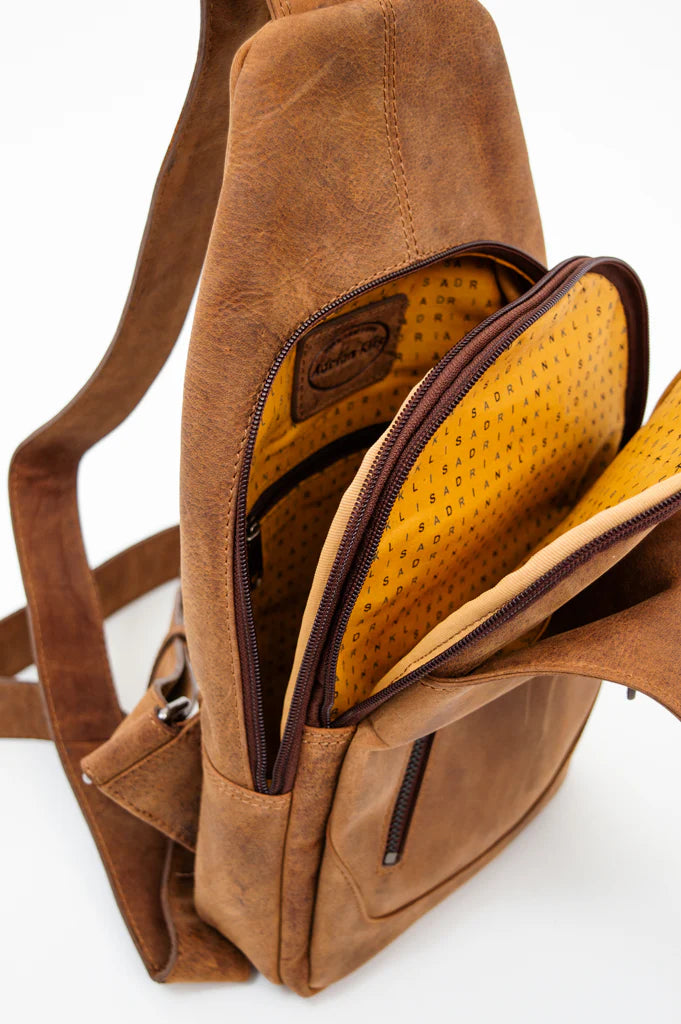 Leather Sling Bag - Style 2854