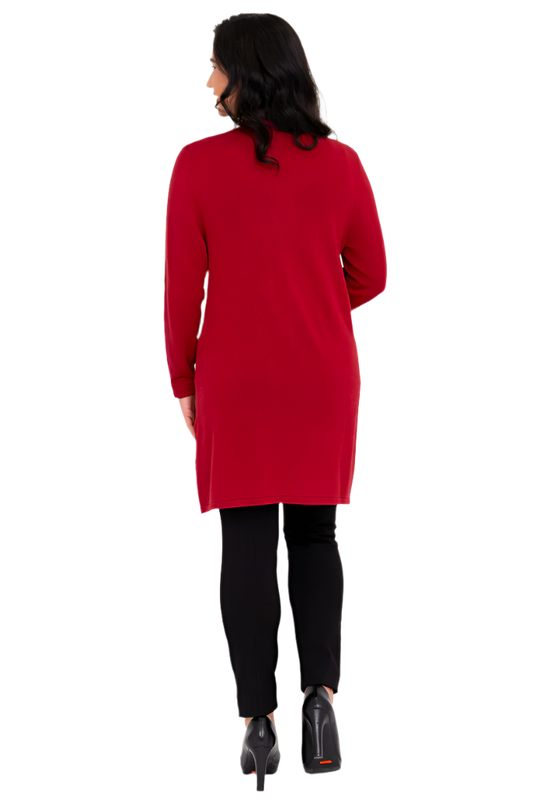 Justine Lipstick Sweater - Bamboo