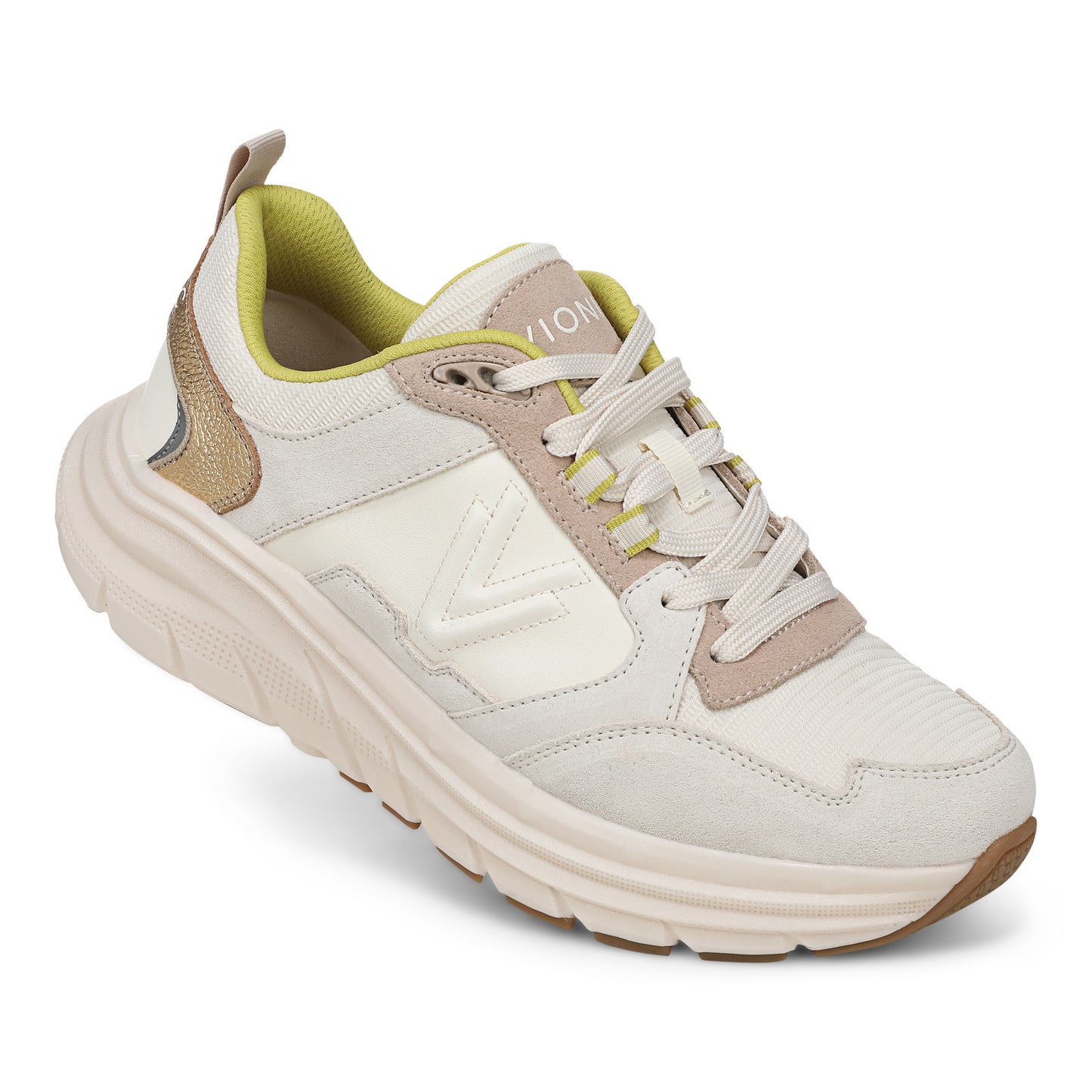 Walk Max Skyline Sneaker - Ivory/Gold