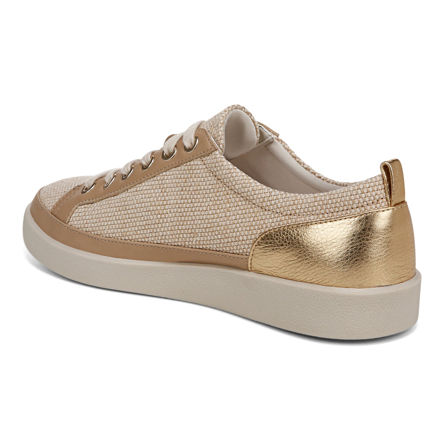 Winny Sneaker - Natural Gold Linen