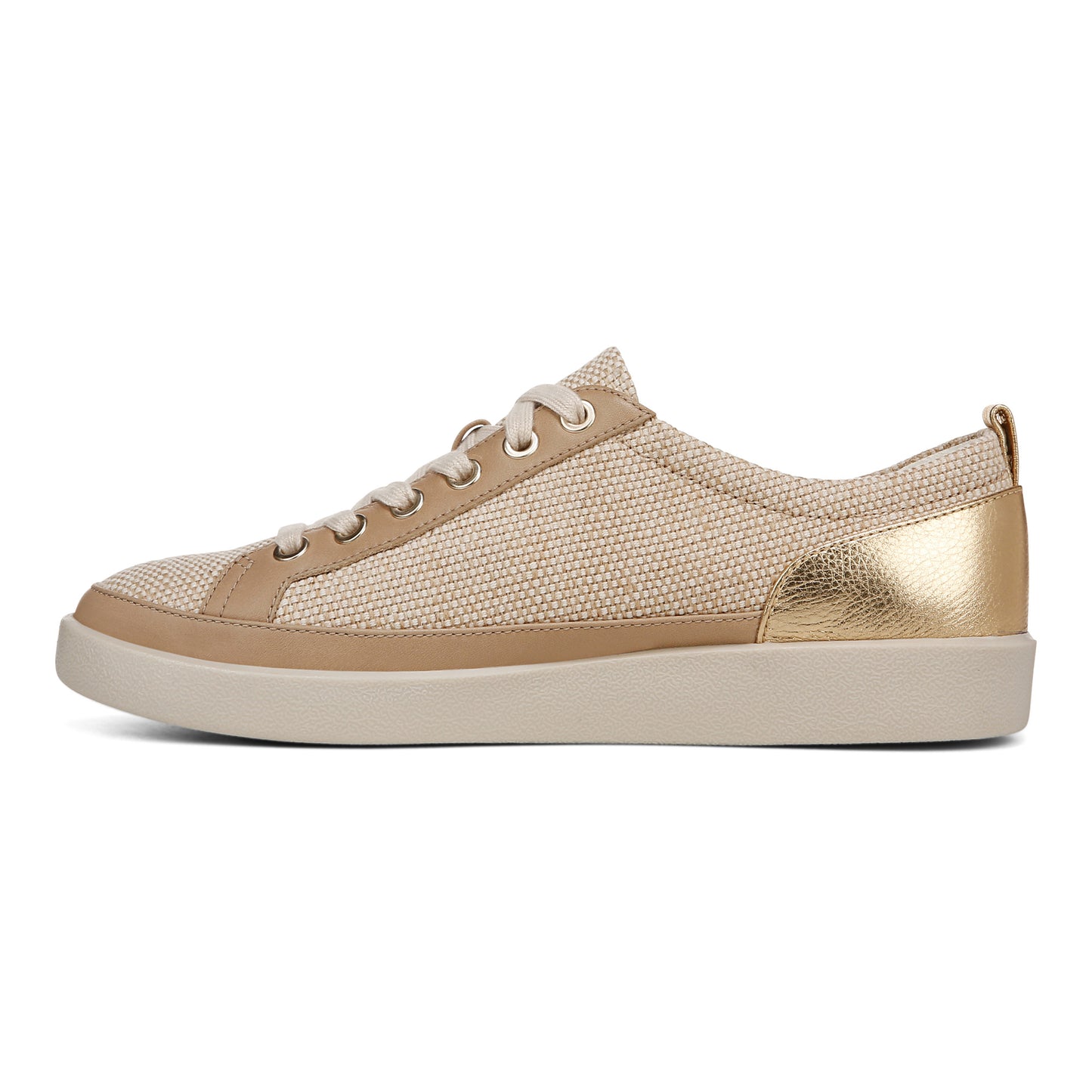 Winny Sneaker - Natural Gold Linen