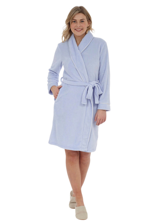 Ladies Robe with Shawl Collar (multiple colors)
