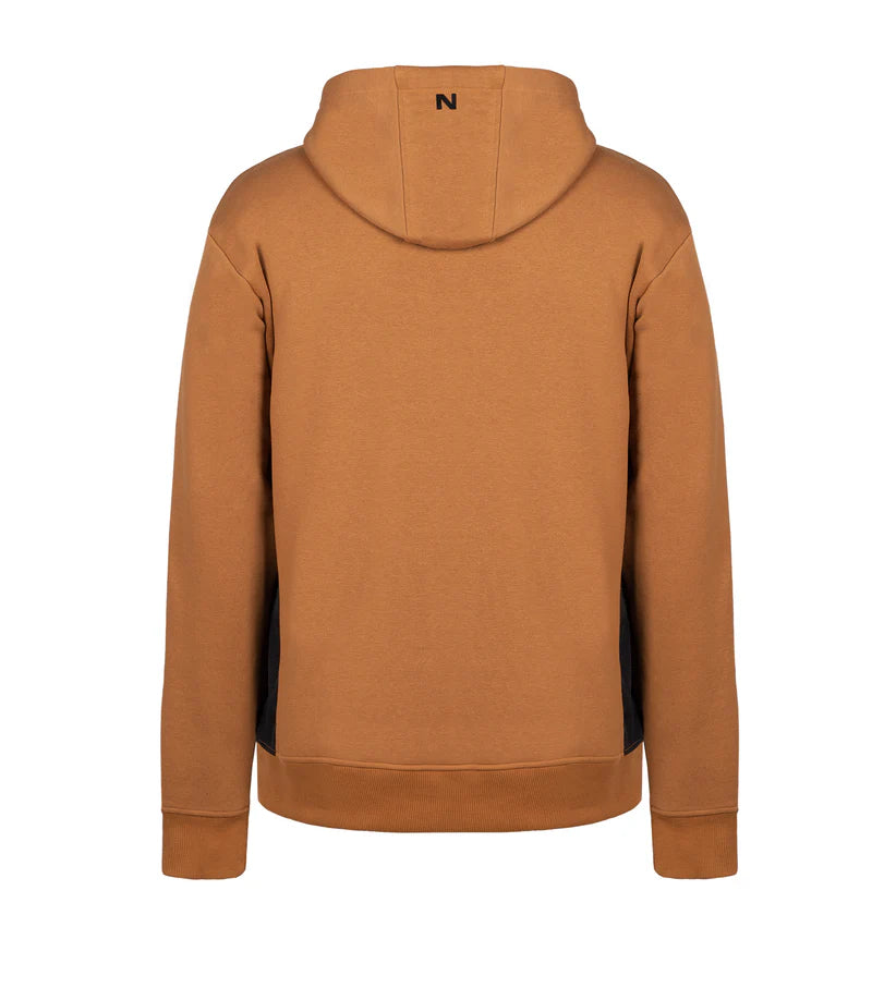 Hoodie with Side Pockets - Camel