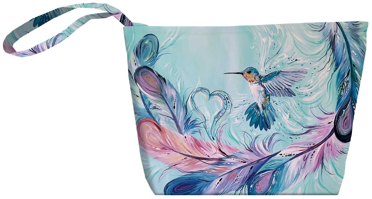 Hummingbird Feathers Small Tote