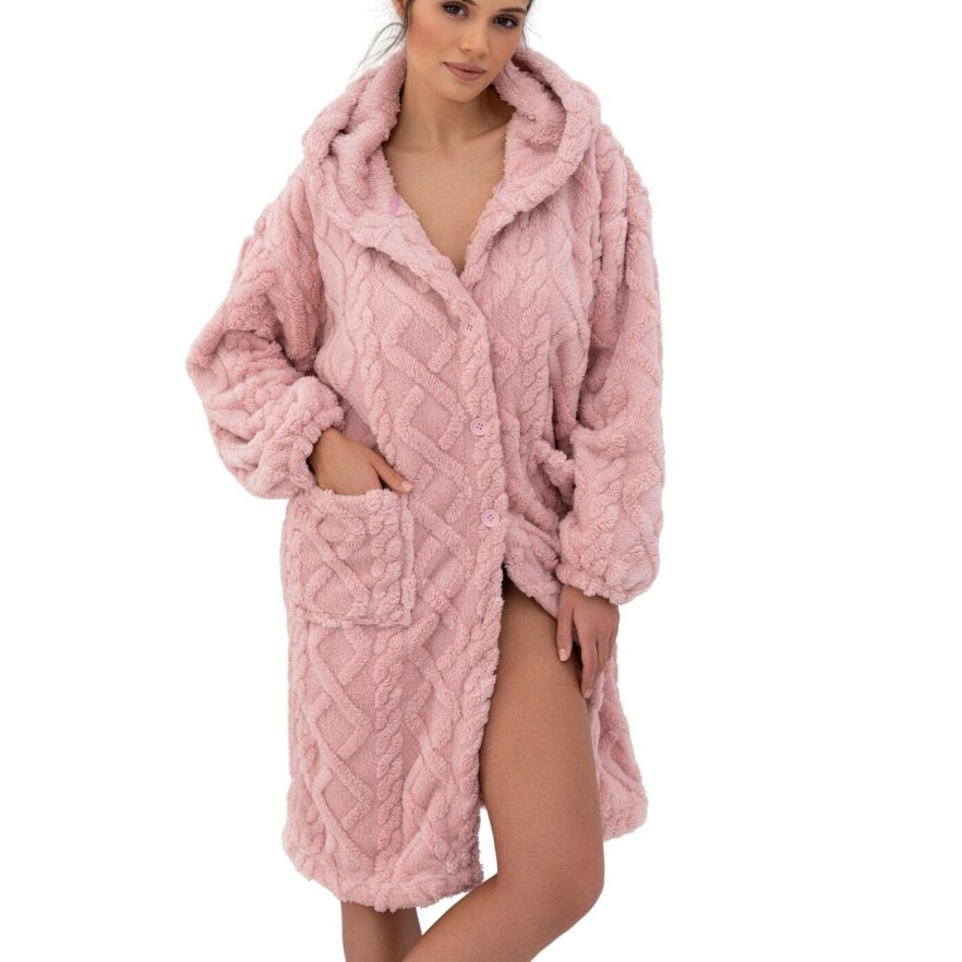 Bethany Buttoned Robe