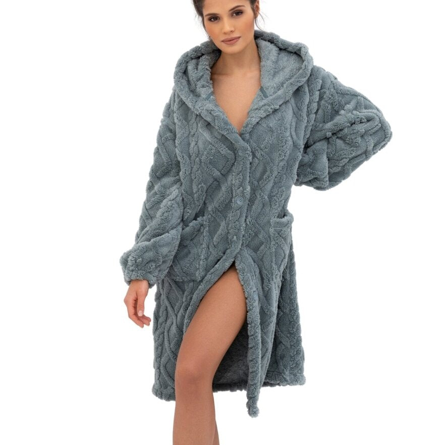 Grethen Buttoned Robe