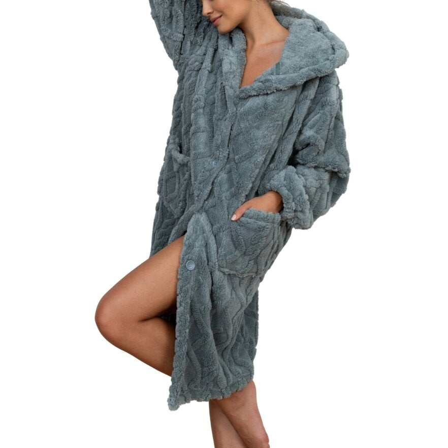 Grethen Buttoned Robe