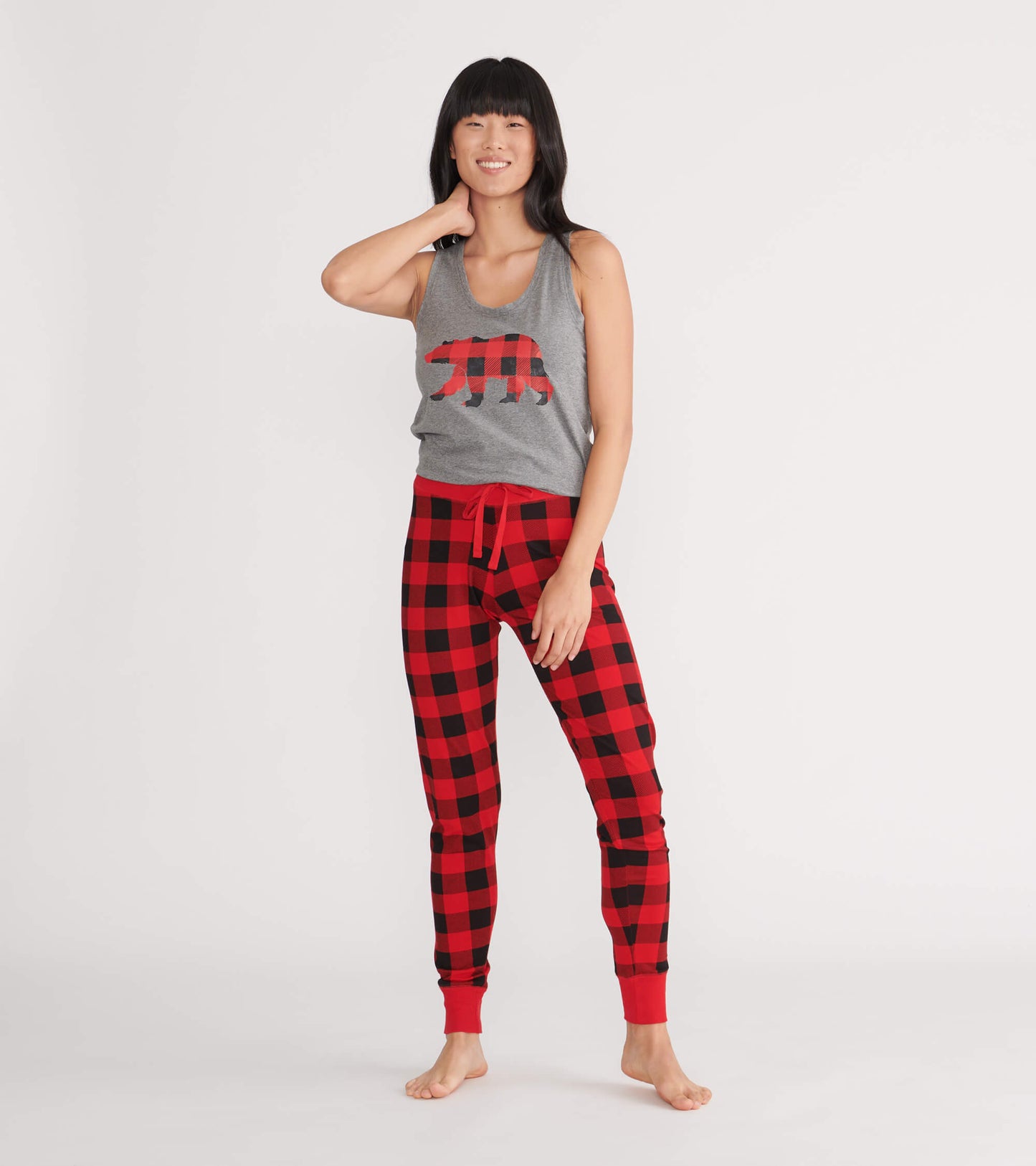 Buffalo Plaid Leggings - Women's