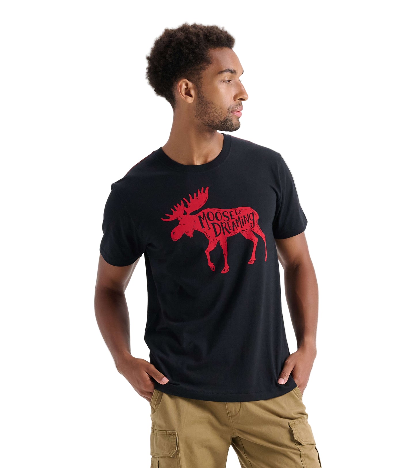 Moose Be Dreaming Men's Tee