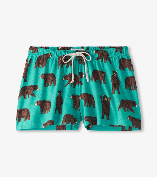 Brown Bear Women's Sleep Shorts