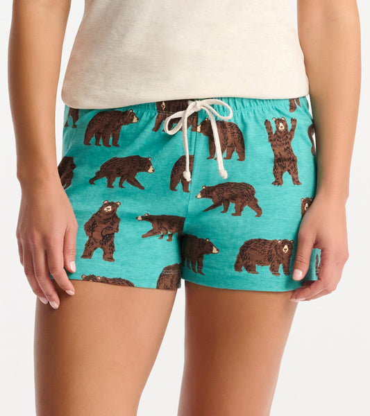 Brown Bear Women's Sleep Shorts