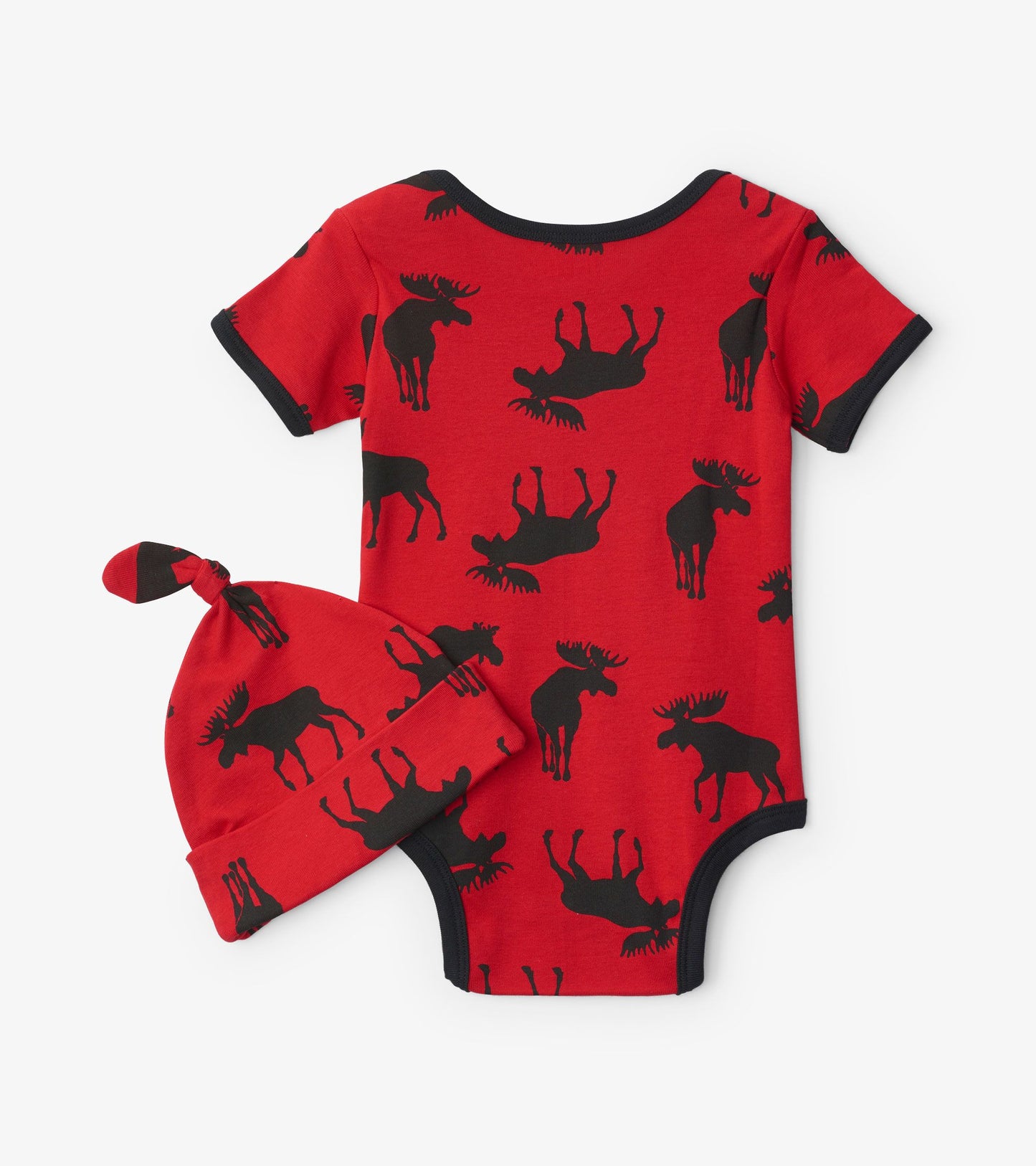 Moose On Red Bodysuit & Hat