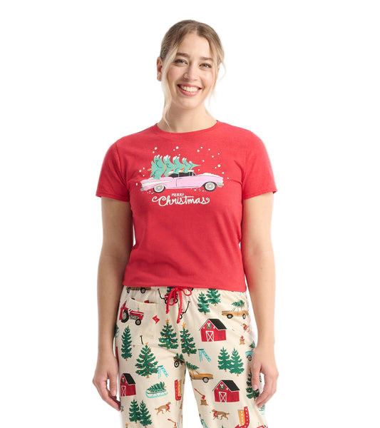 Merry Christmas Women's Pyjama Tee