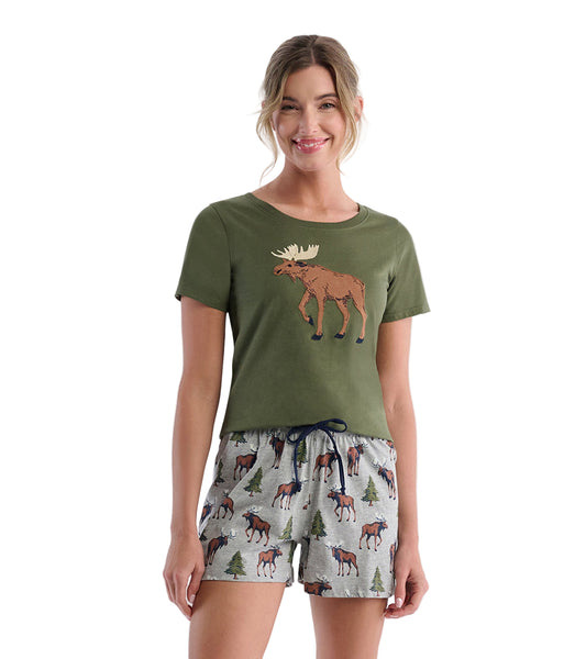 Wild Moose Women's Pyjama Tee