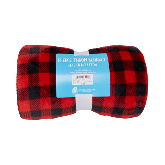 Buffalo Plaid Fleece Blanket