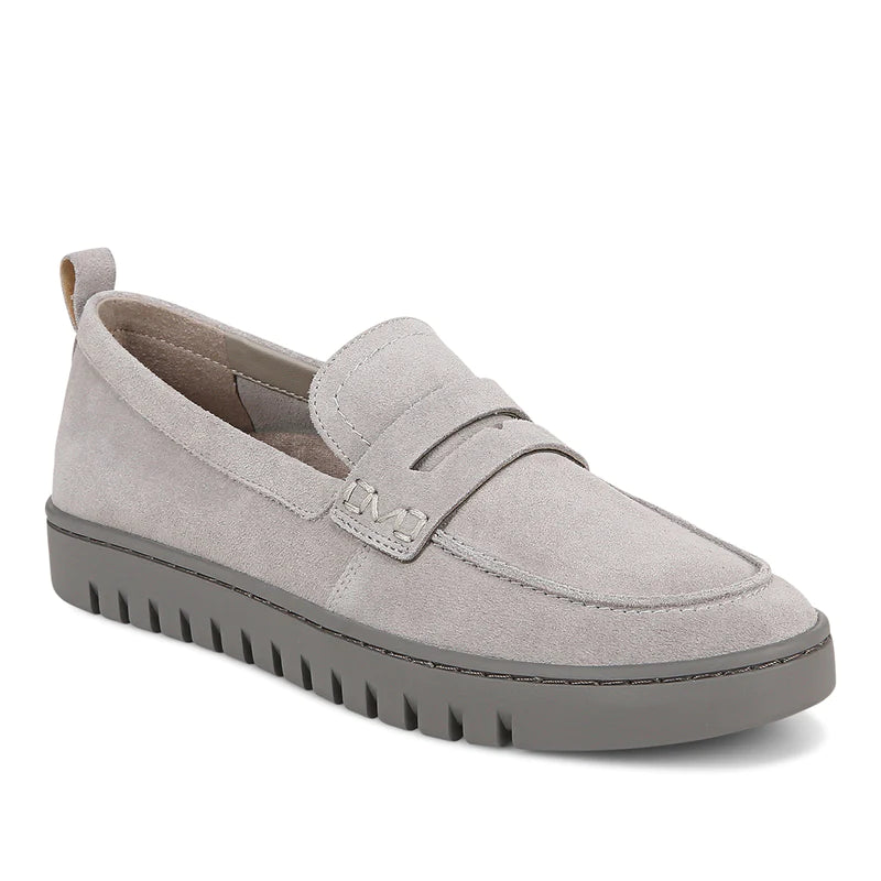 Uptown Loafer Grey Suede – Sheepskin Loft