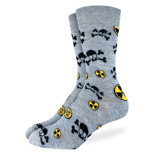 Men's Radioactive & Bio Hazard Crew Socks