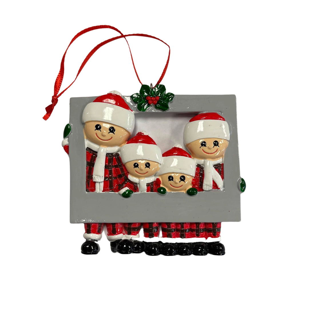 Plaid Christmas Ornaments