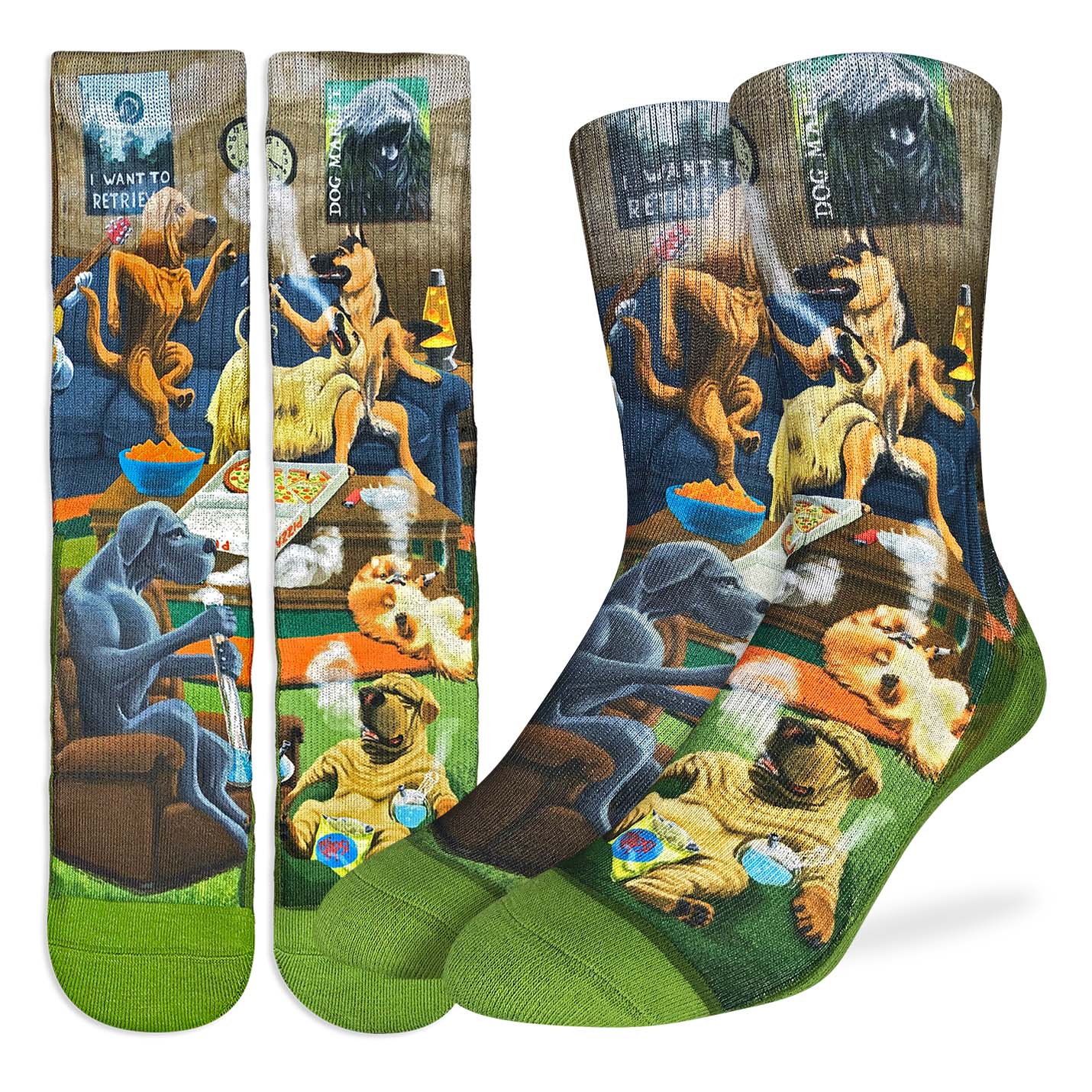 Men's Dog's Smoking Socks