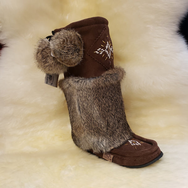 Mid Mukluks - Chocolate Brown (Crepe Sole)