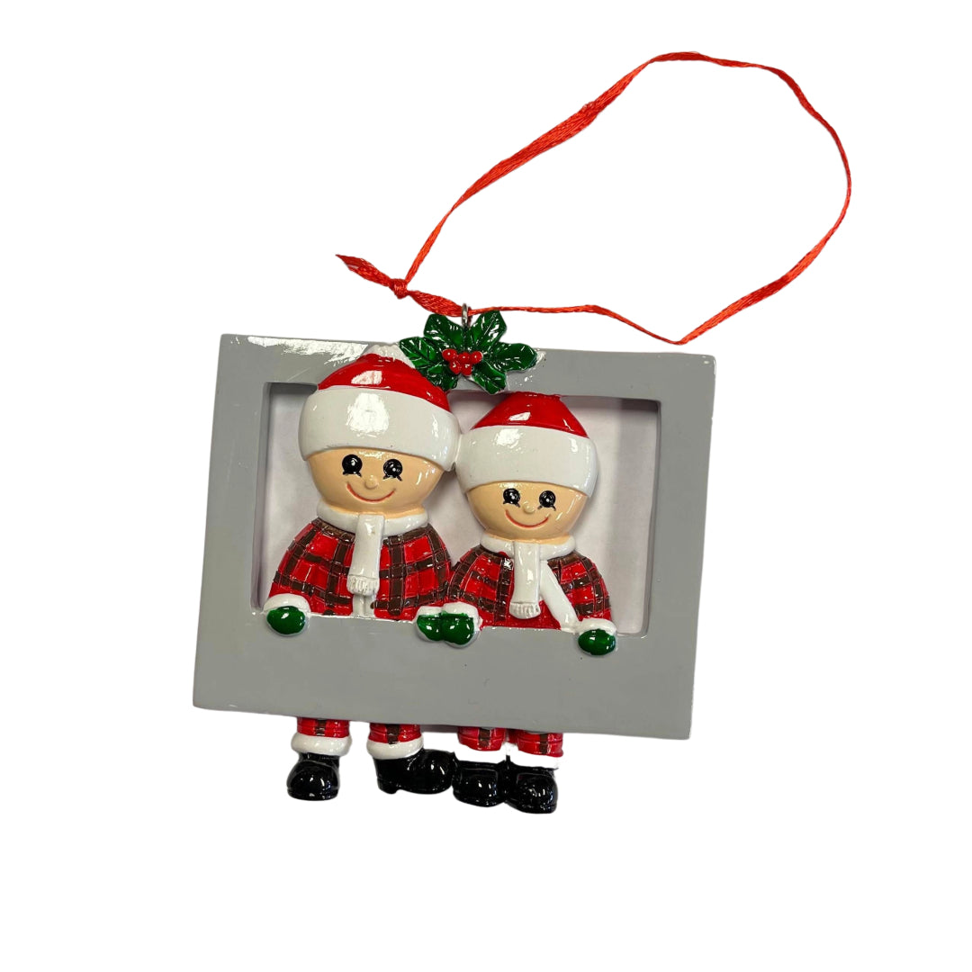 Plaid Christmas Ornaments