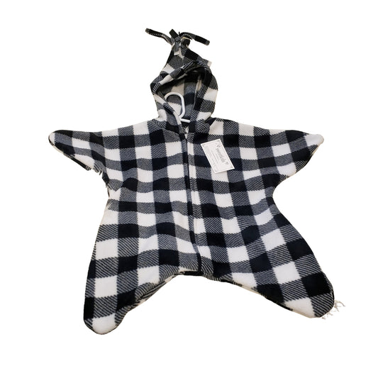 White Check Baby Bunting Bag