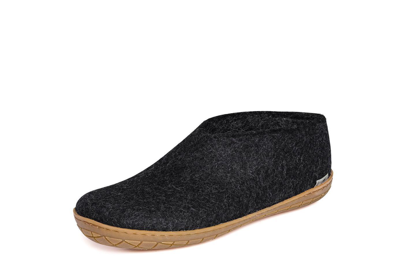 Glerups Shoe - Charcoal with Rubber Sole